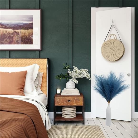 8 PCS Faux Pampas Grass 38"/3.1ftTall Artificial Pompous Grass Large Fake Pompas - Picture 5 of 6